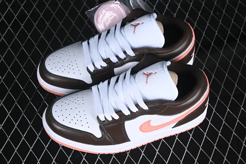 All Categories Air Jordan Jordan Series Basketball Shoes Air Jordan 1 Low Air Jordan 1 Low AJ1 Joe 1 Mocha Pink Low-top Cultural Leisure Sports Shoes DC0774-182